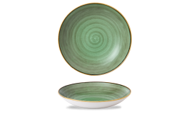 Stonecast Samphire Green Coupe Bowl